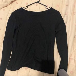 black basic long sleeve